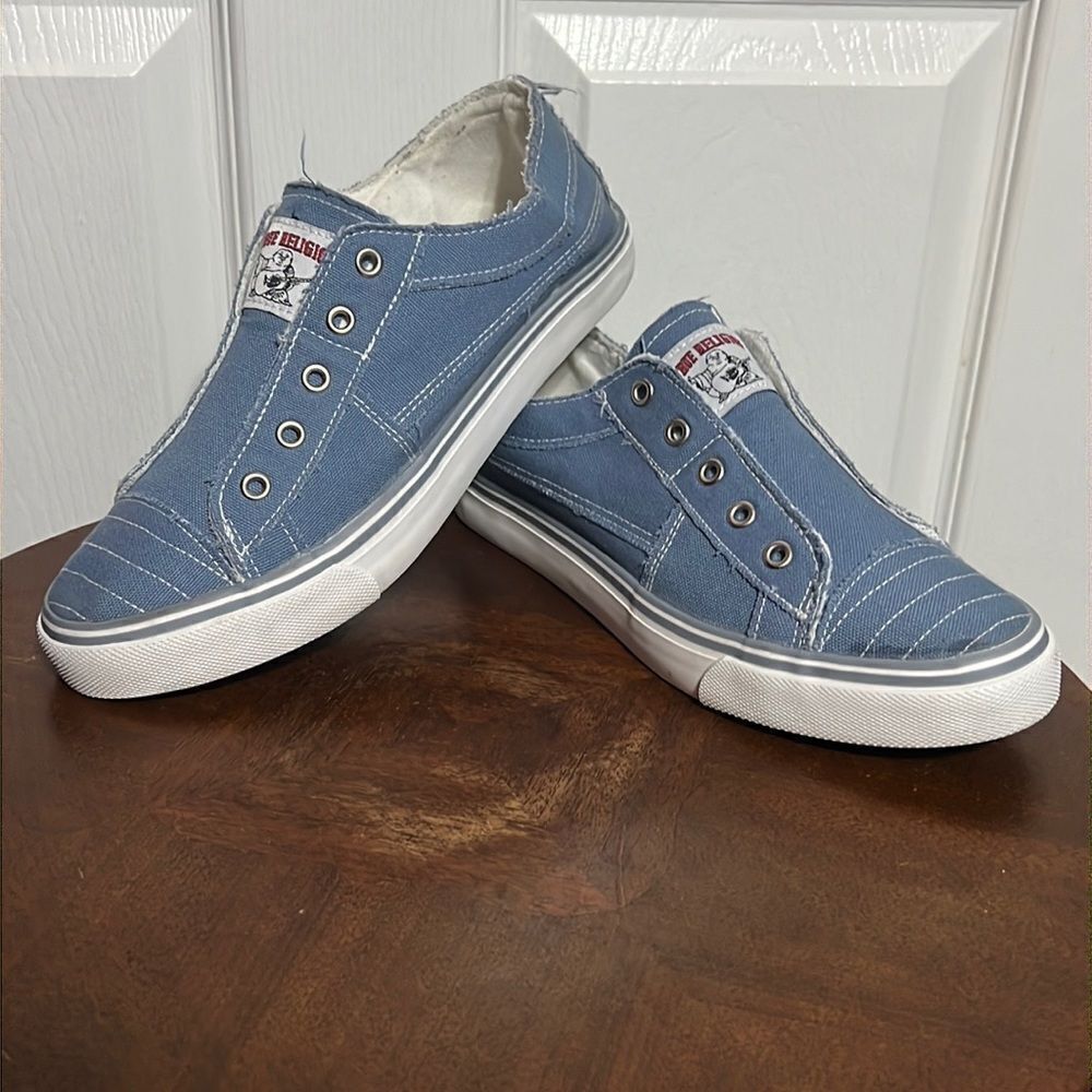 🔥🔥‎ TRUE RELIGION “KOREY” Slip-On Sneakers - Women Sz 10 - PERFECT Condition